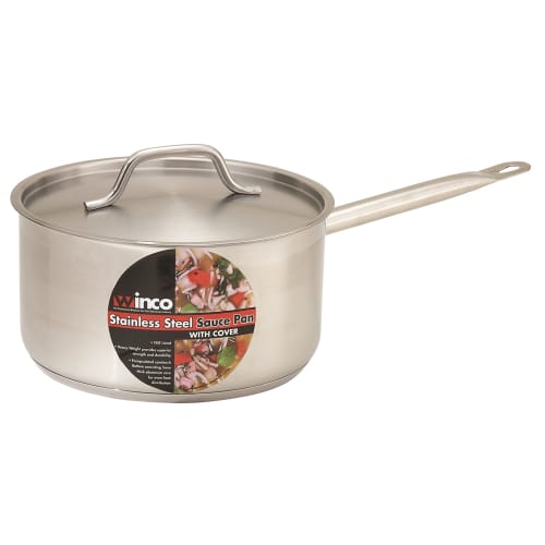 Saucepan with Lid, 2 Quart, Induction Ready, Stainless Steel